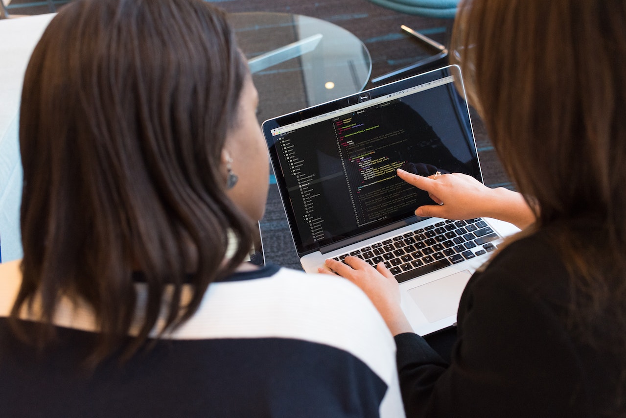 Close-up-of-someones-laptop-with-codes-showingin-the-screen-jobs-that-wont-be-automated