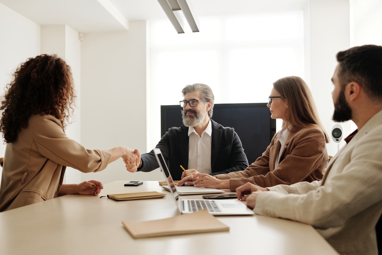 Group-of-people-on-job-interview-thank-you-letter-after-interview
