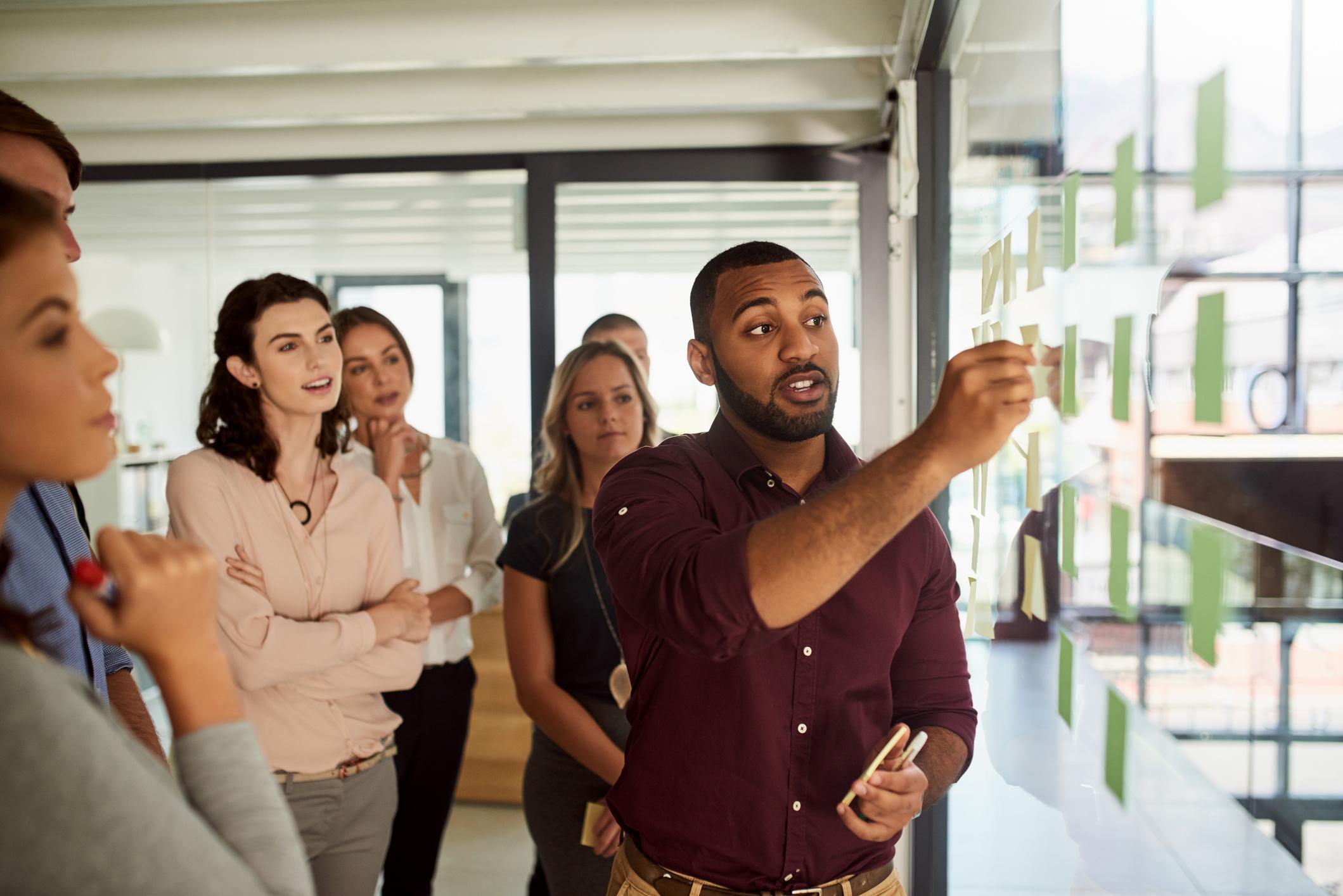 Shot-of-a-young-businessman-leading-a-brainstorming-session-career-statement