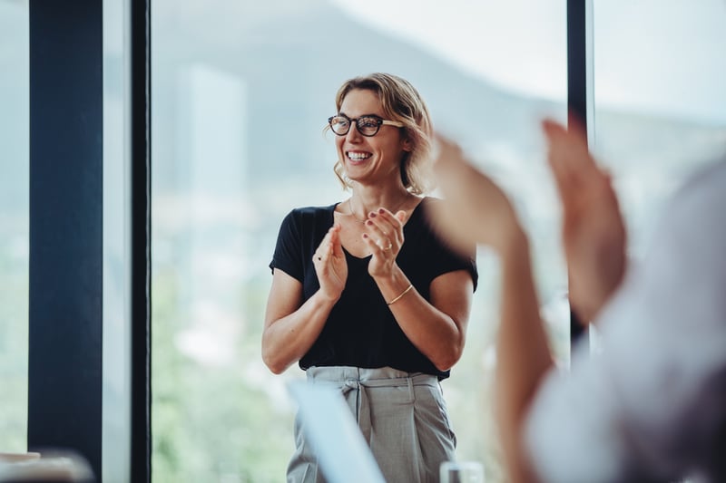 businesswoman-clapping-hands-after-successful-brainstorming-what-is-emotional-intelligence