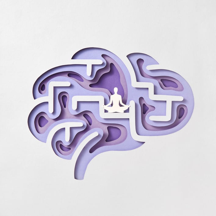 papercraft-composition-of-human-brain-with-paper-meditating-man-adkar