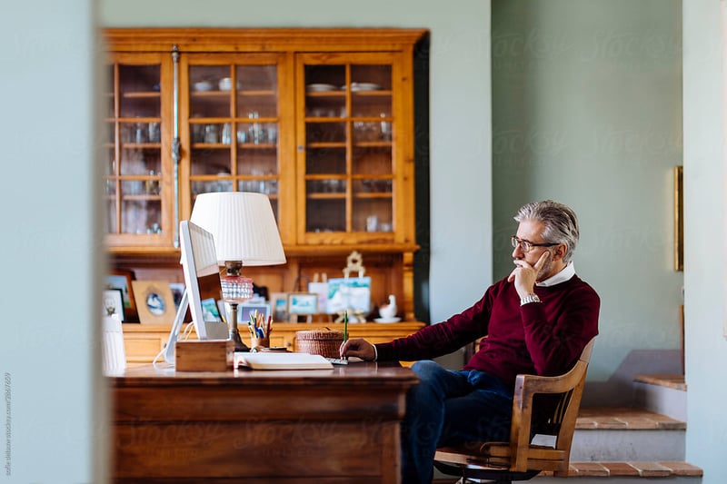man-at-desk-thinking-automatic-negative-thoughts