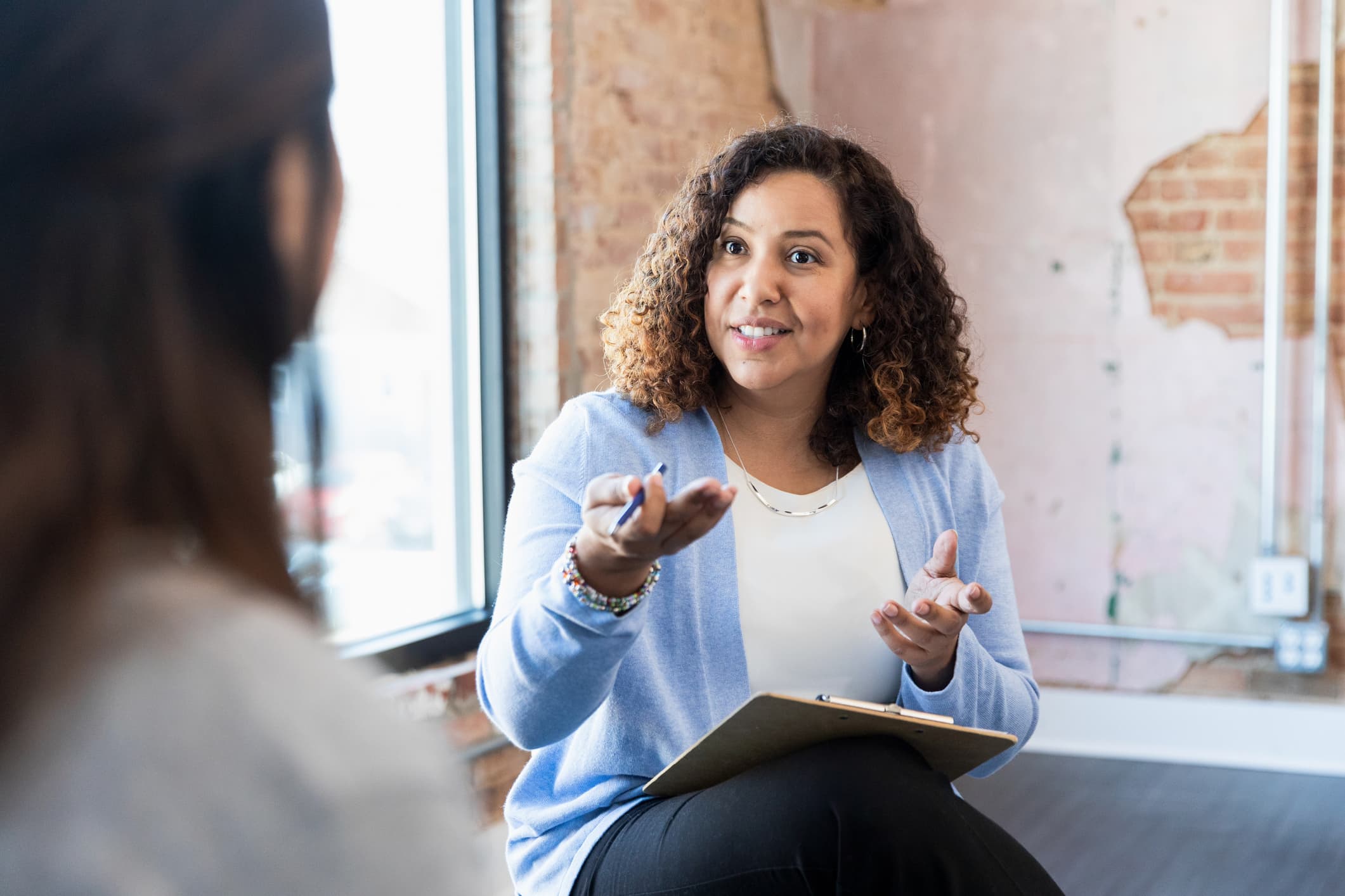 meeting-one-on-one-in-interview-types-of-interviews