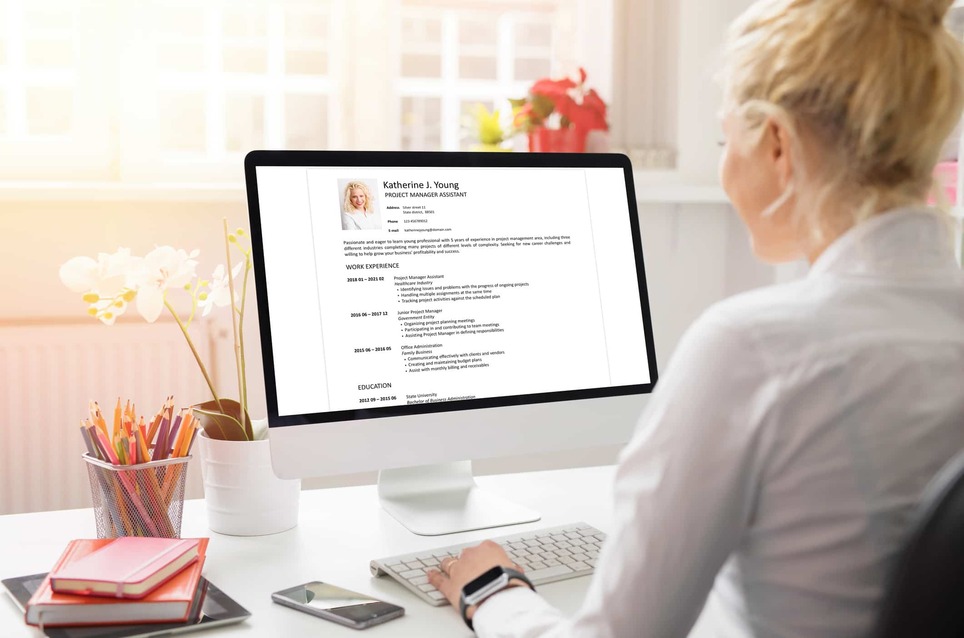 woman-creating-a-resume-skills-for-resume